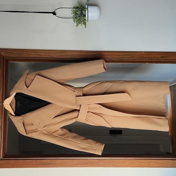 NWT Wool Blend Rag & Bone Camel Trenchcoat - Picture 8 of 12
